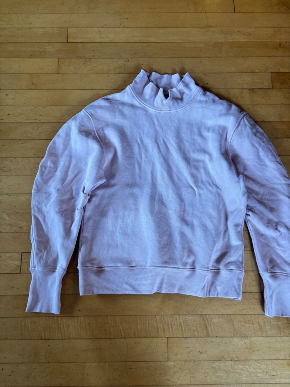 Dusty pink long sleeved sweatshirt